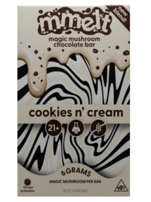 MMELT MAGIC MUSHROOM COOKIES N CREAM CHOCOLATE BAR