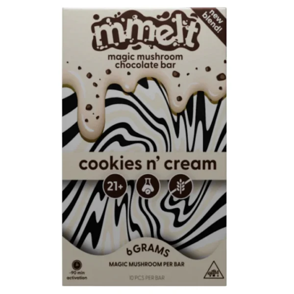 MMELT MAGIC MUSHROOM COOKIES N CREAM CHOCOLATE BAR