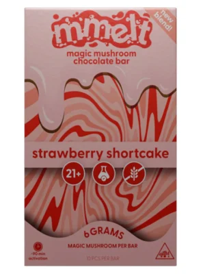 MMELT MAGIC MUSHROOM STRAWBERRY SHORTCAKE CHOCOLATE BAR - 6G