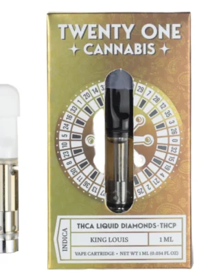 TWENTY ONE THC-A LIQUID DIAMONDS CARTRIDGE - 1000MG