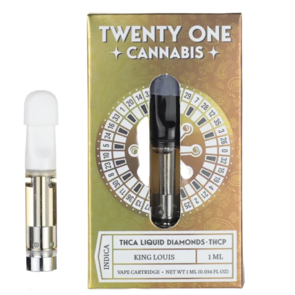 TWENTY ONE THC-A LIQUID DIAMONDS CARTRIDGE - 1000MG